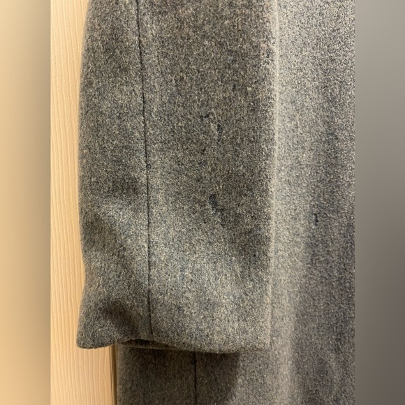 Bromley 100% Wool Button Down Trench Coat Long Sleeves Women’s Size Medium/Large - Picture 13 of 16